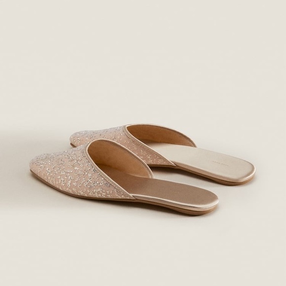ZARA GLITTER SLIPPERS - Picture 6 of 6